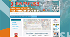 Desktop Screenshot of biegpiastowski.pl