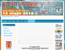 Tablet Screenshot of biegpiastowski.pl